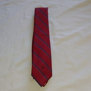 Christian Dior Vintage Striped Neck Tie
